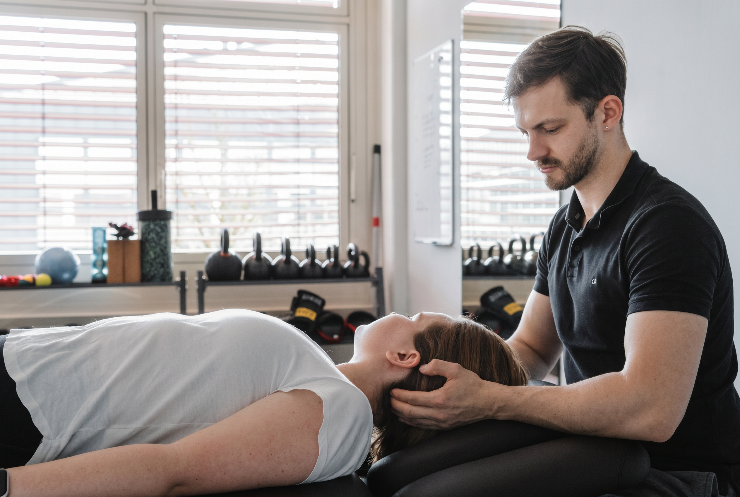 Manuelle Behandlung in der Praxis physio-Holistic